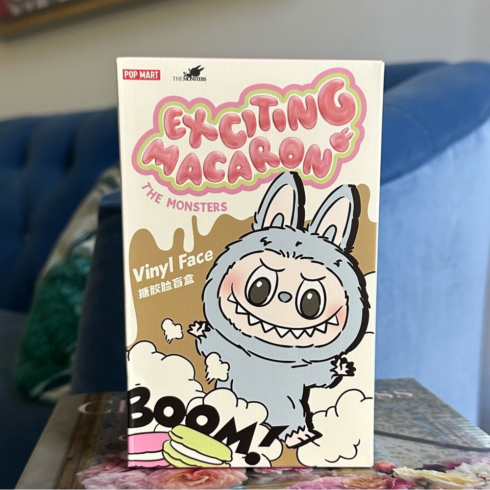 NIB Authentic Pop Mart Exciting Macaron Labubu Vinyl Pendant- Blind Box - Picture 2 of 11